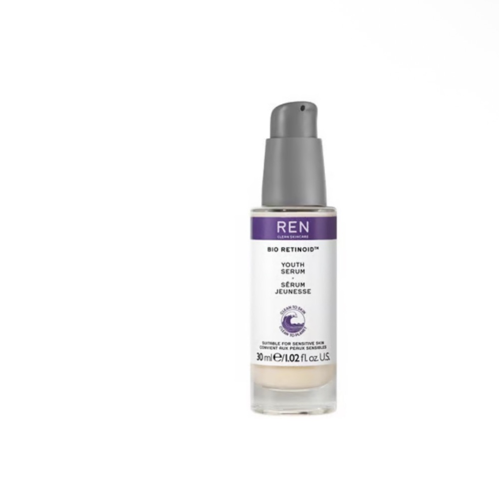 REN Bio Retinoid Youth Serum - Purple and White